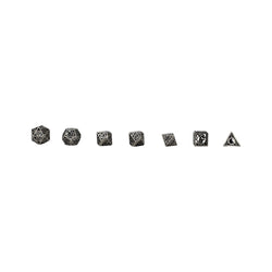 LPG Dice Clockwork Sun Dice Set Steel/Black