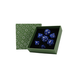 LPG Dice Clockwork Sun Dice Set Blue/White
