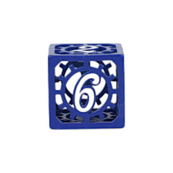 LPG Dice Clockwork Sun Dice Set Blue/White
