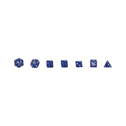 LPG Dice Clockwork Sun Dice Set Blue/White