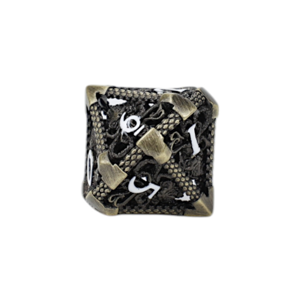 LPG Dice Strange Aeon Dice Set Tarnished Gold