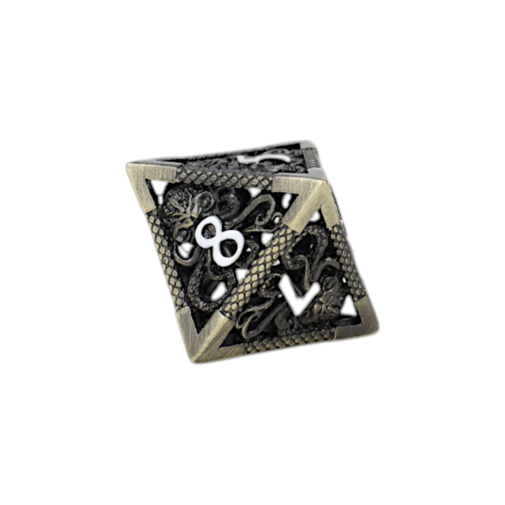 LPG Dice Strange Aeon Dice Set Tarnished Gold