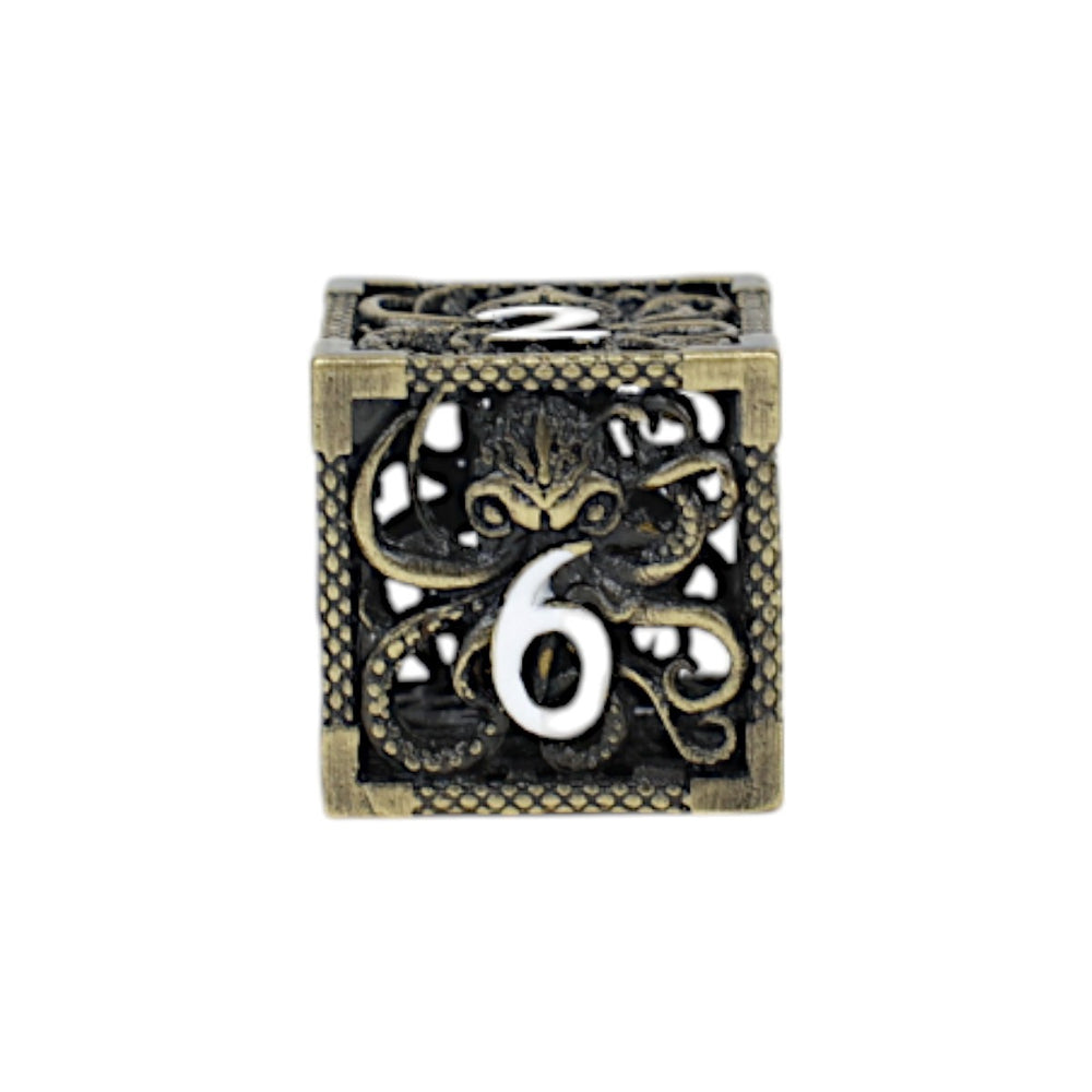 LPG Dice Strange Aeon Dice Set Tarnished Gold