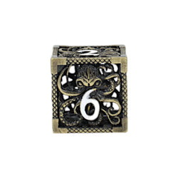 LPG Dice Strange Aeon Dice Set Tarnished Gold