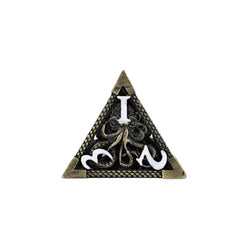 LPG Dice Strange Aeon Dice Set Tarnished Gold