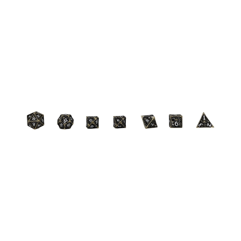 LPG Dice Strange Aeon Dice Set Tarnished Gold