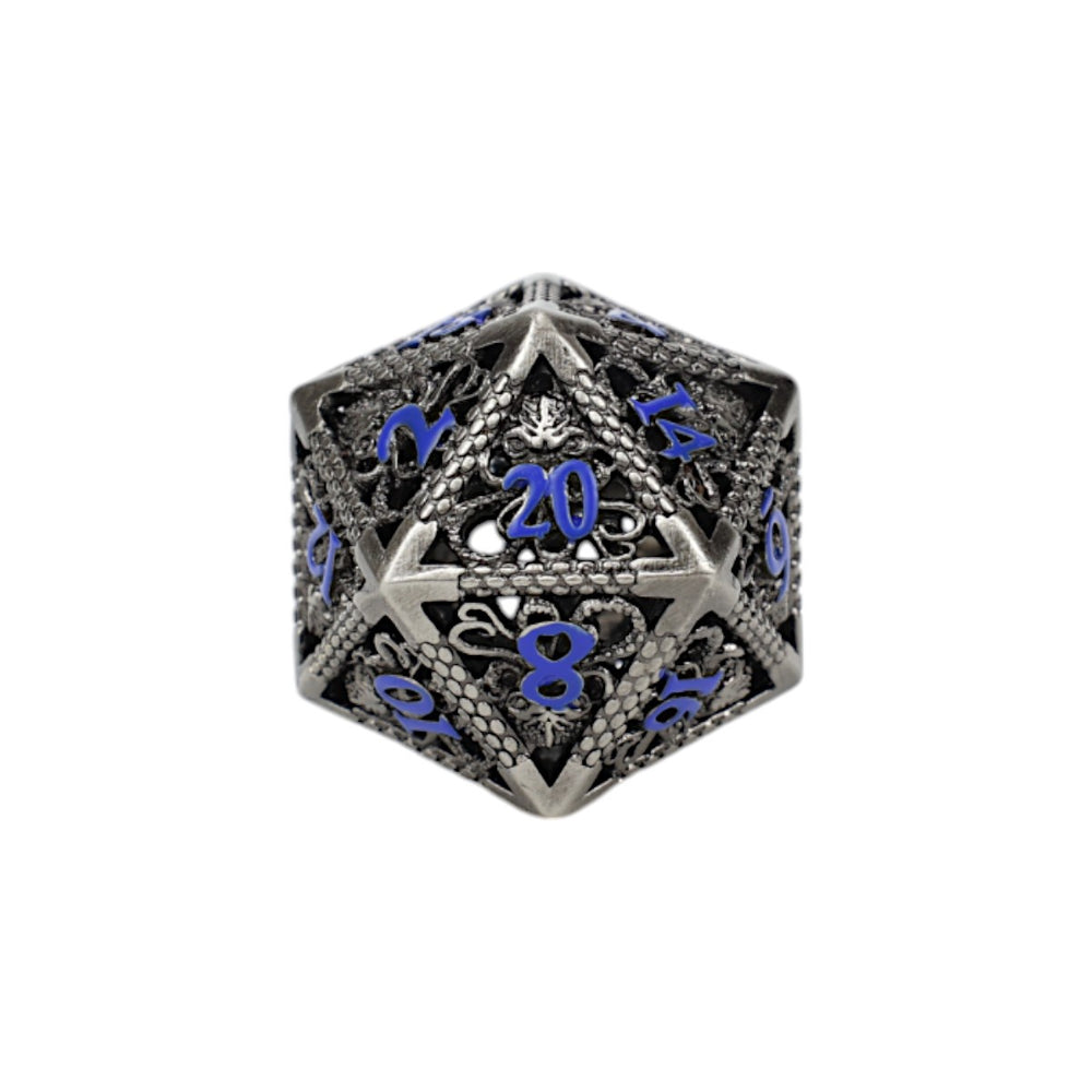 LPG Dice Strange Aeon Dice Set Steel/Blue