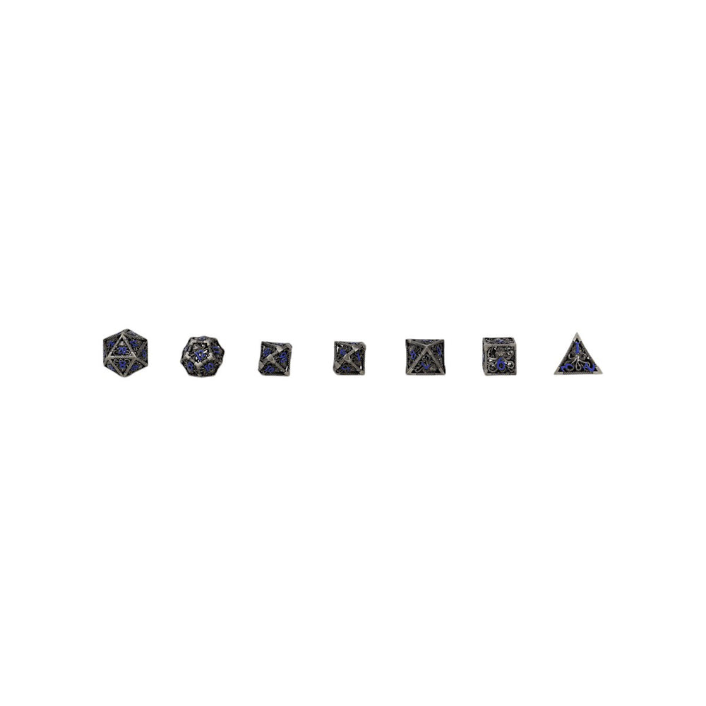 LPG Dice Strange Aeon Dice Set Steel/Blue