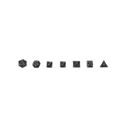 LPG Dice Strange Aeon Dice Set Steel/Blue