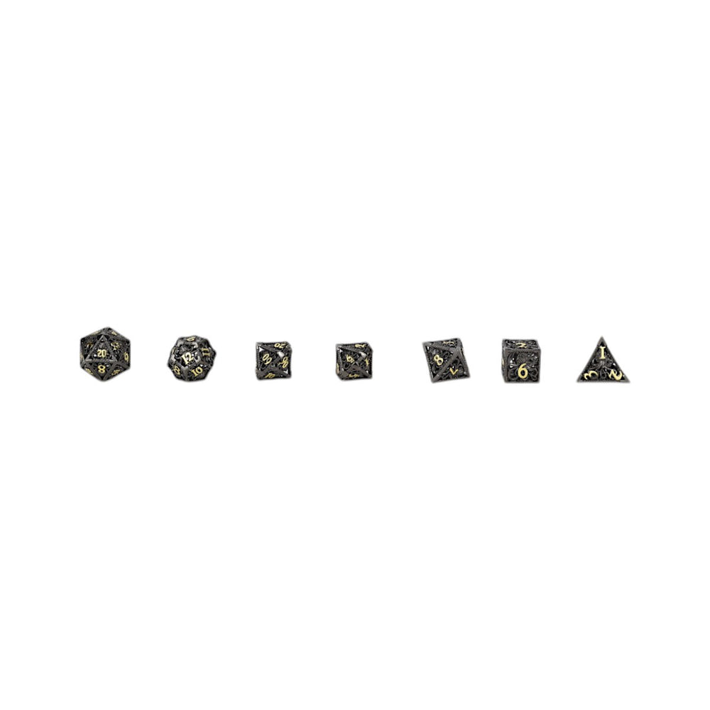 LPG Dice Strange Aeon Dice Set Black/Gold
