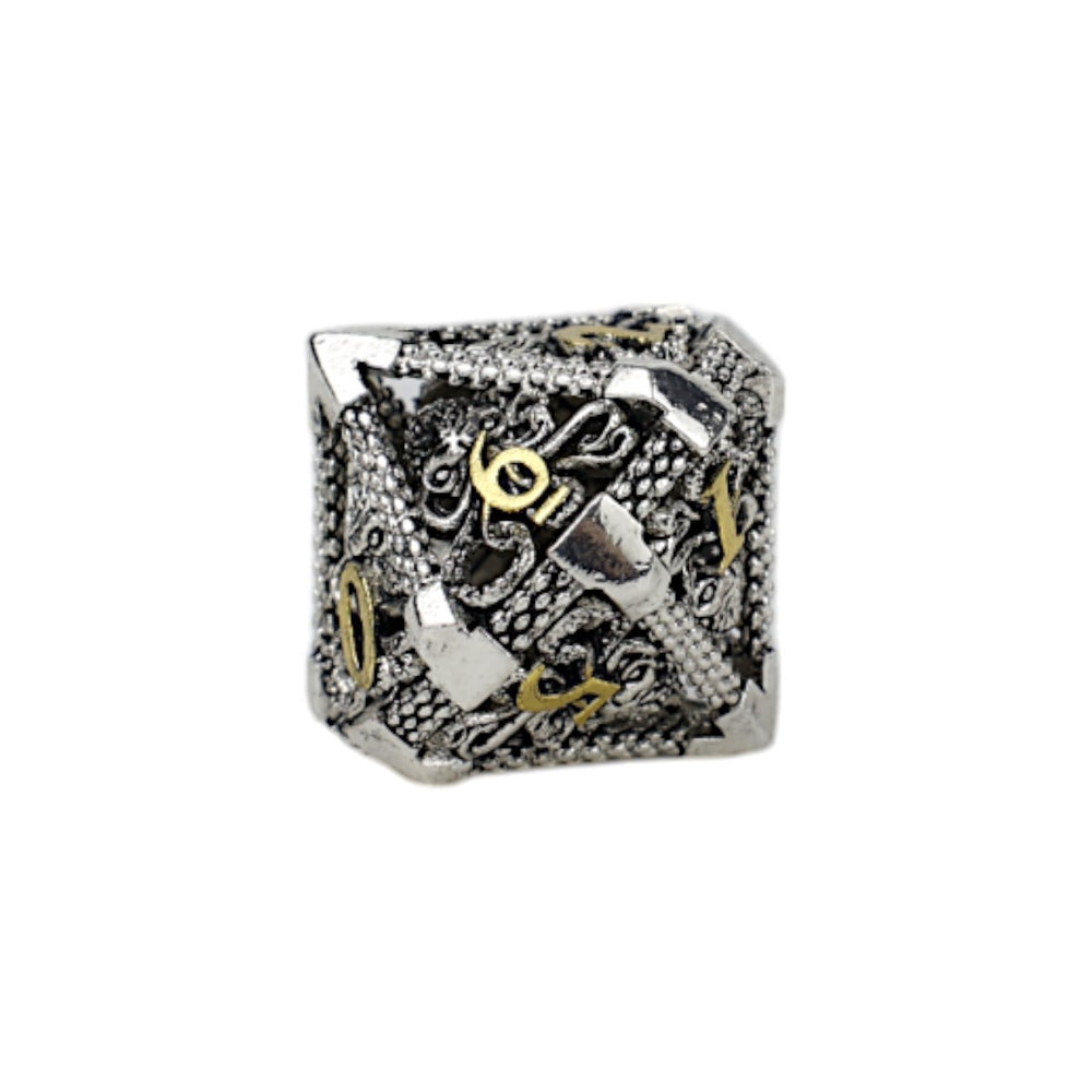 LPG Dice Strange Aeon Dice Set Chrome/Gold