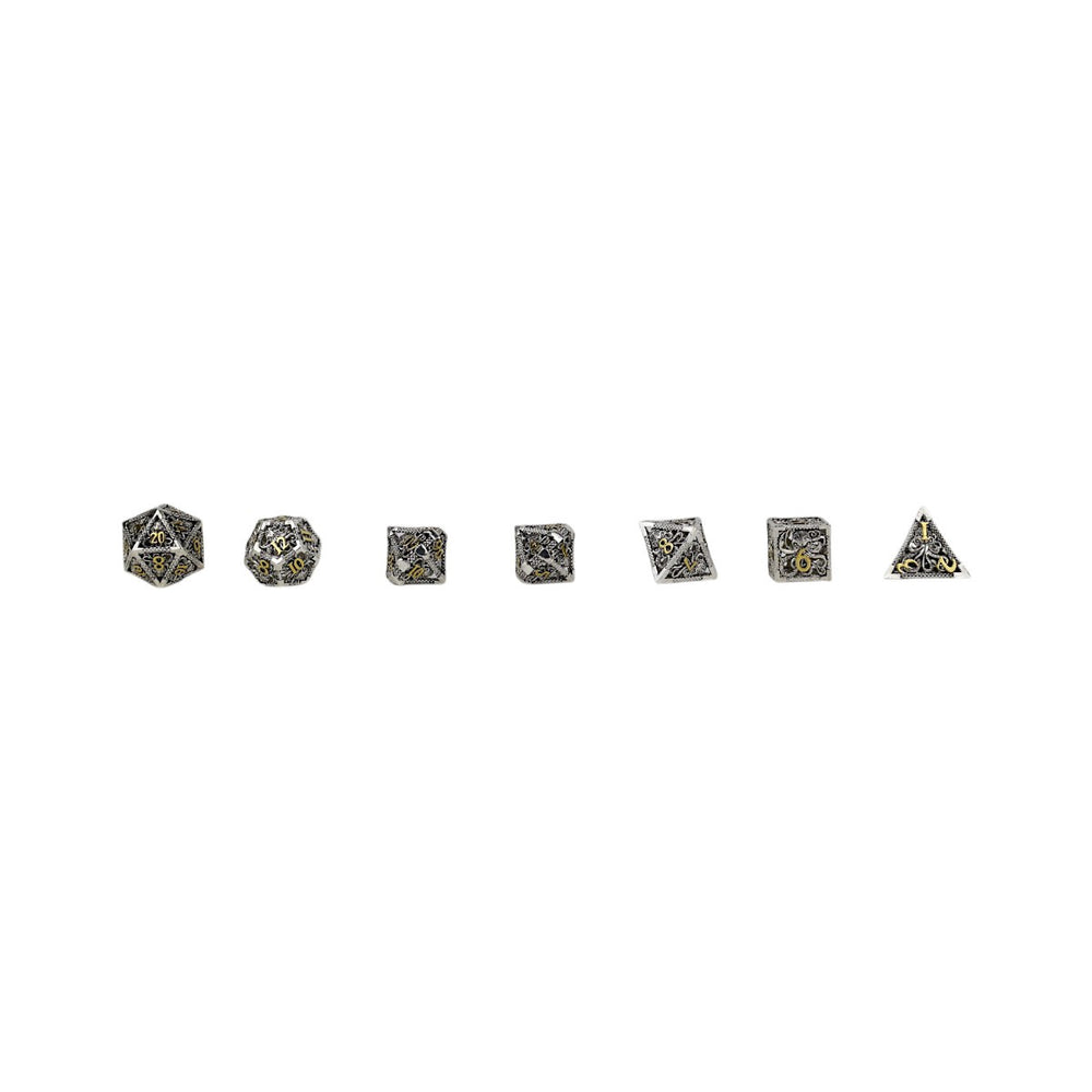 LPG Dice Strange Aeon Dice Set Chrome/Gold
