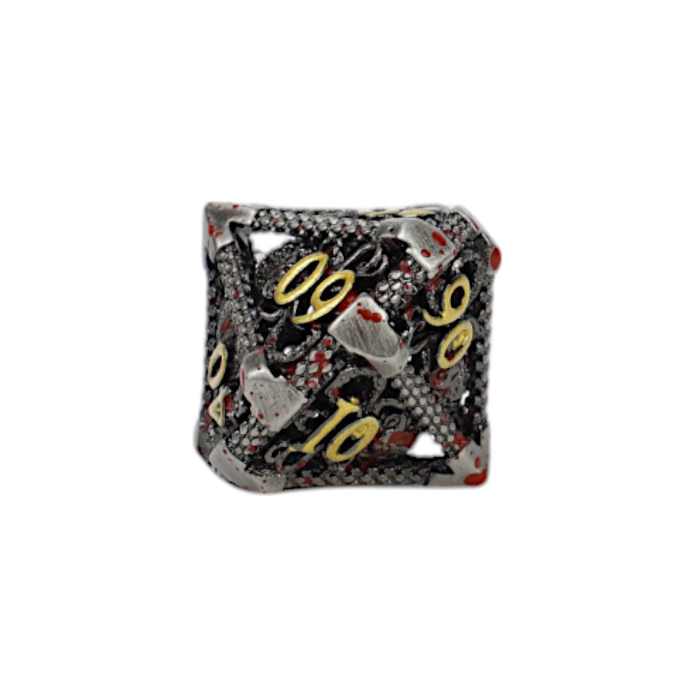LPG Dice Strange Aeon Dice Set Bloodied Metal