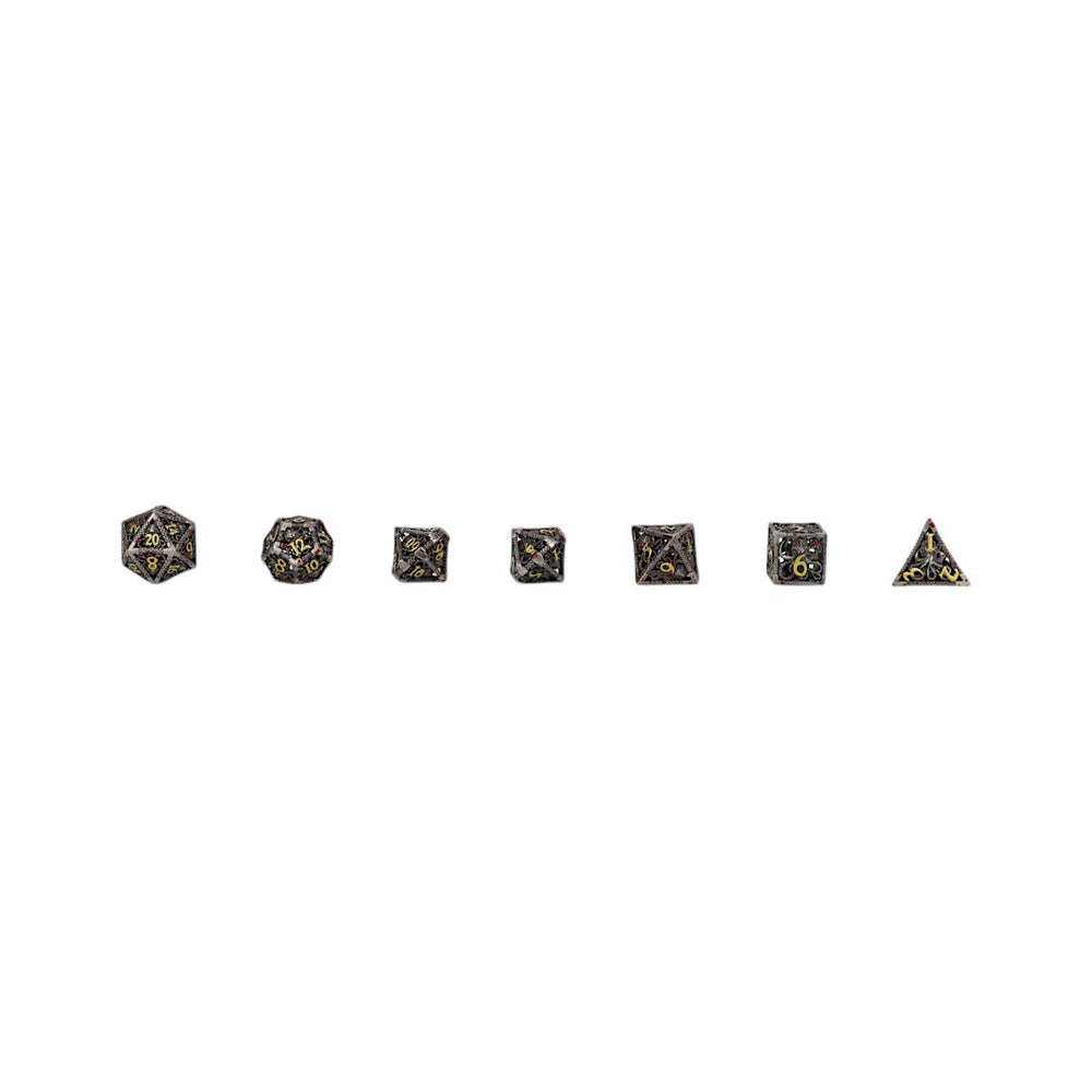 LPG Dice Strange Aeon Dice Set Bloodied Metal