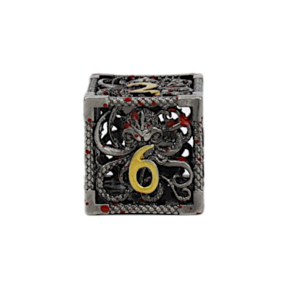 LPG Dice Strange Aeon Dice Set Bloodied Metal