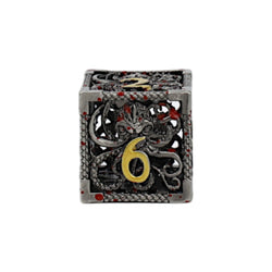 LPG Dice Strange Aeon Dice Set Bloodied Metal