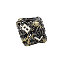 LPG Dice Tentacular Dice Set Tarnished Gold