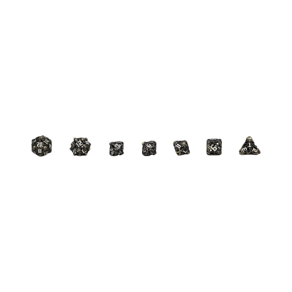 LPG Dice Tentacular Dice Set Tarnished Gold
