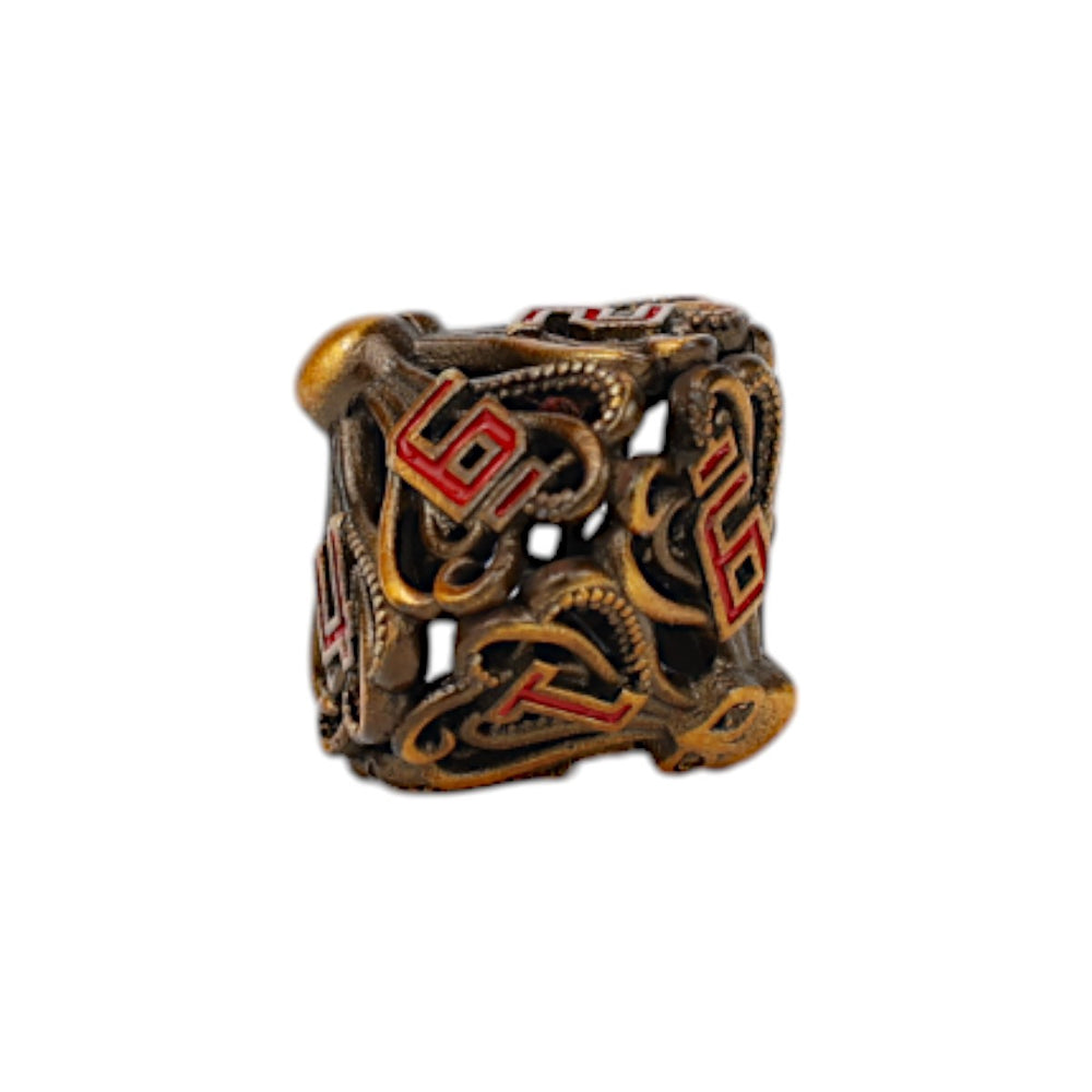 LPG Dice Tentacular Dice Set Ancient Bronze