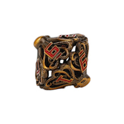 LPG Dice Tentacular Dice Set Ancient Bronze