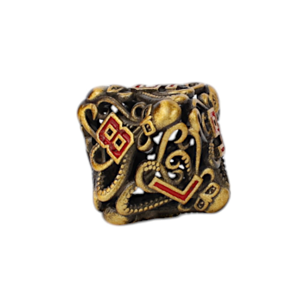 LPG Dice Tentacular Dice Set Ancient Bronze