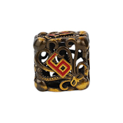 LPG Dice Tentacular Dice Set Ancient Bronze