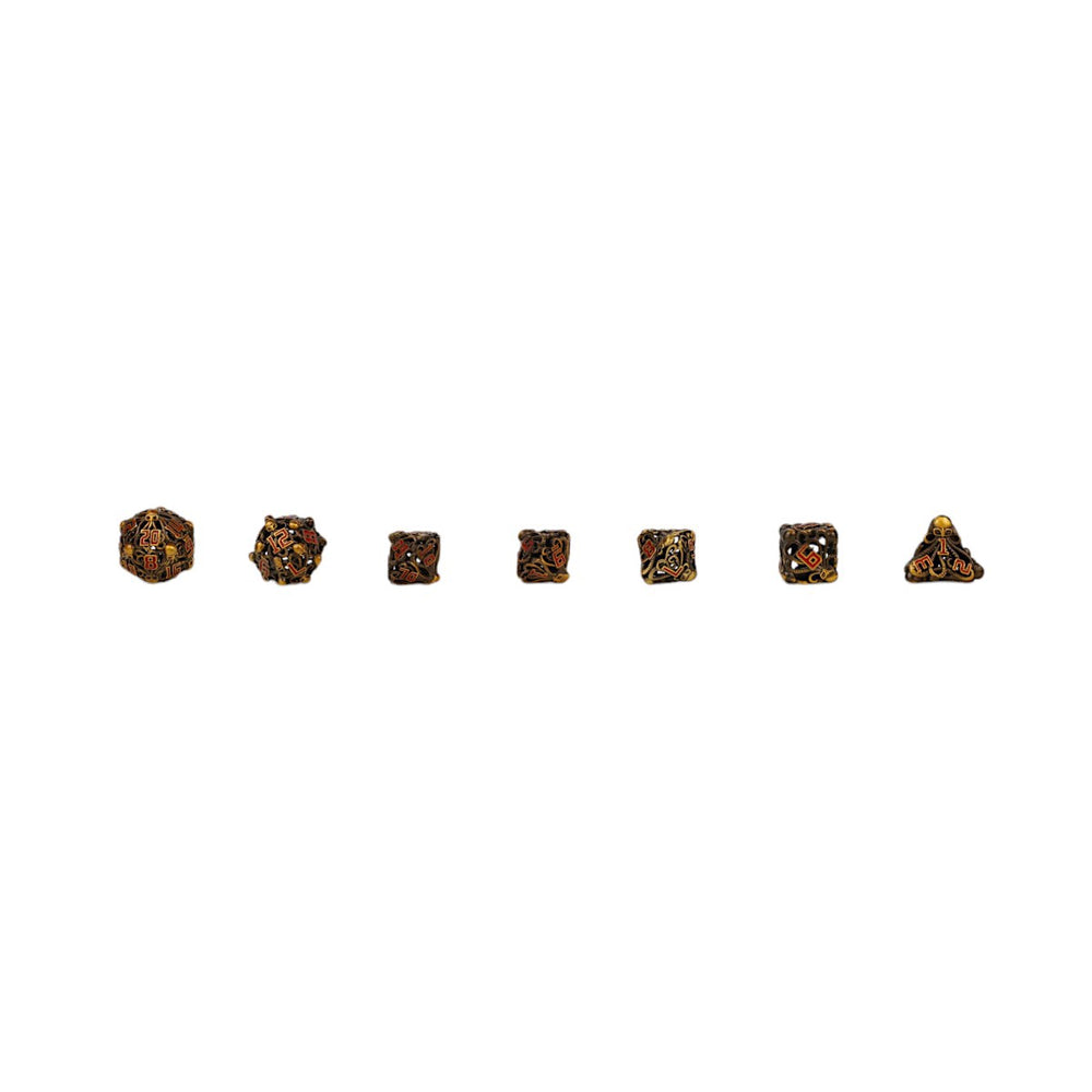 LPG Dice Tentacular Dice Set Ancient Bronze