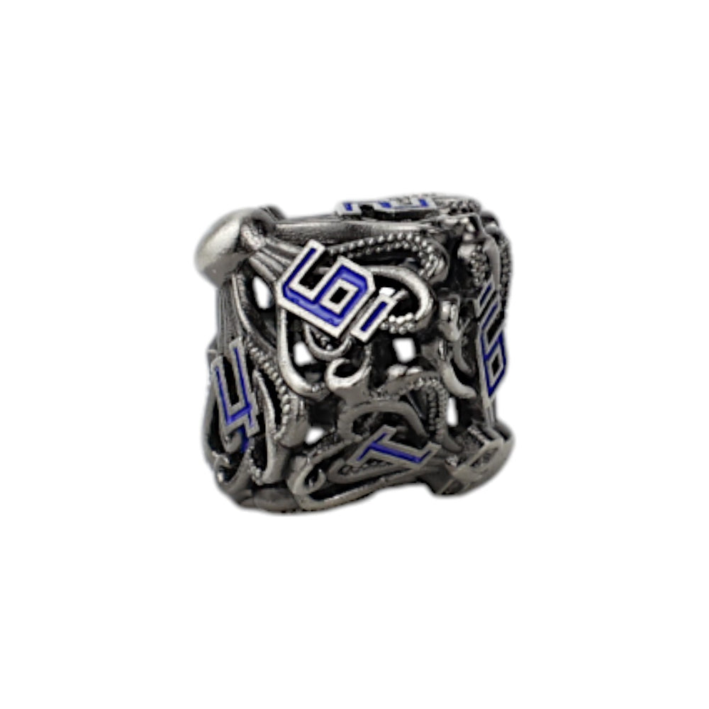 LPG Dice Tentacular Dice Set Steel/Blue