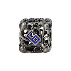 LPG Dice Tentacular Dice Set Steel/Blue