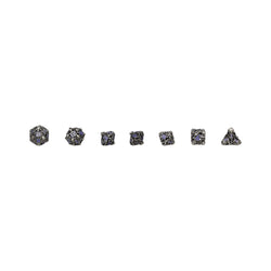 LPG Dice Tentacular Dice Set Steel/Blue