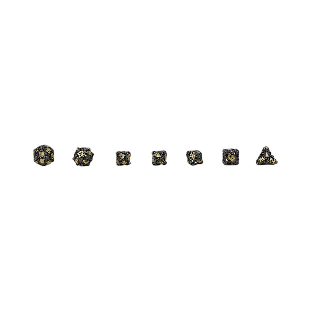 LPG Dice Tentacular Dice Set Black/Gold