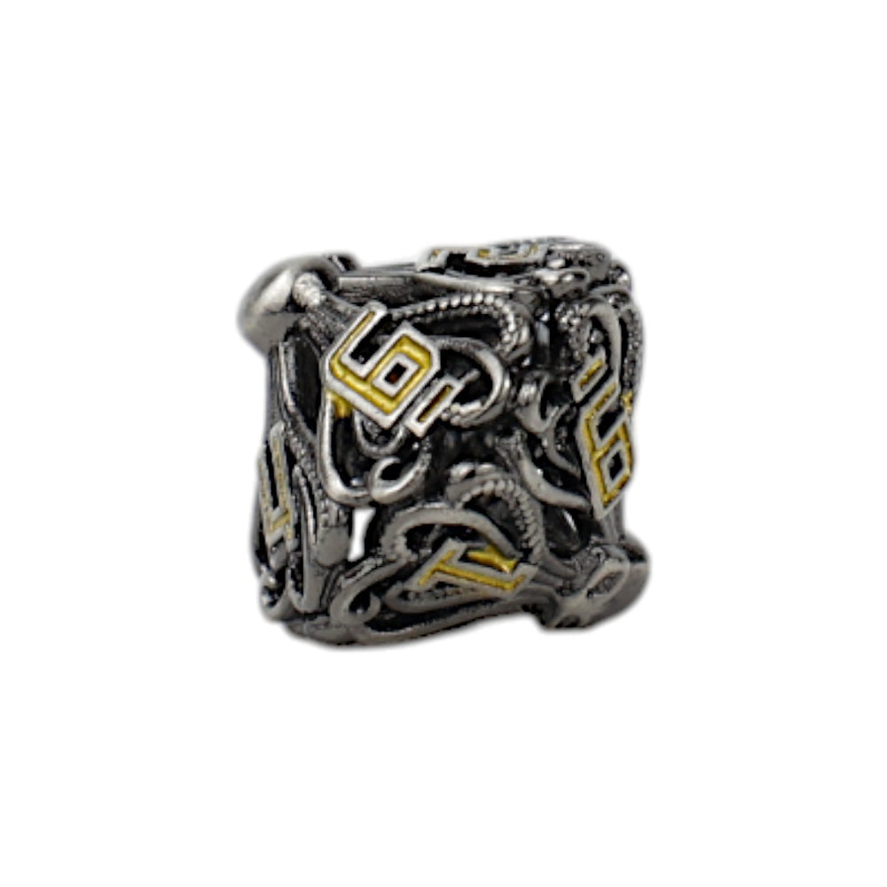 LPG Dice Tentacular Dice Set Chrome/Gold