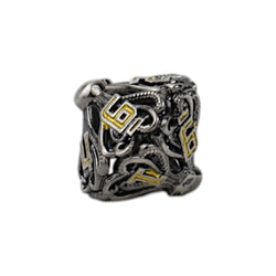 LPG Dice Tentacular Dice Set Chrome/Gold