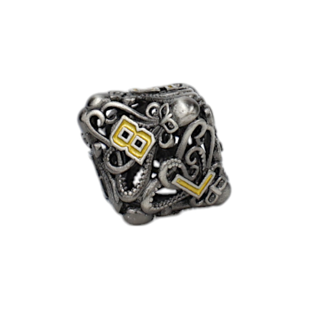 LPG Dice Tentacular Dice Set Chrome/Gold