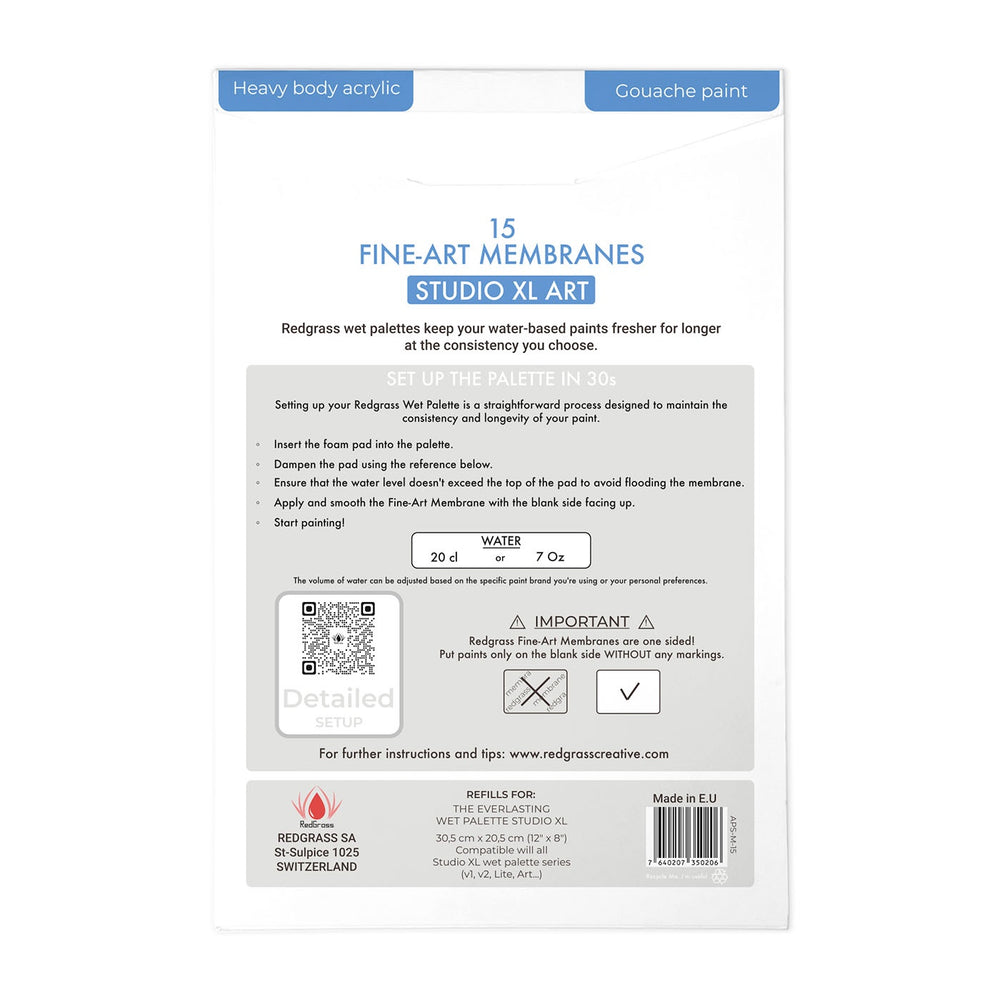 Redgrass - Studio XL ART Palette Membranes