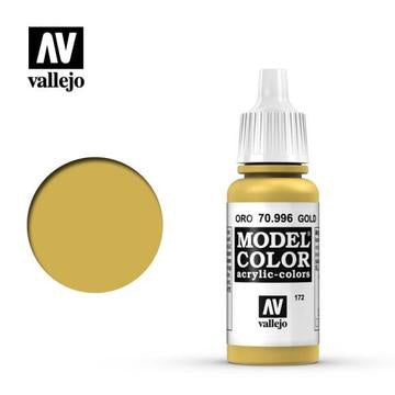 Vallejo Model Color: #199 - Gold - 18 ml Metallic Acrylic Paint