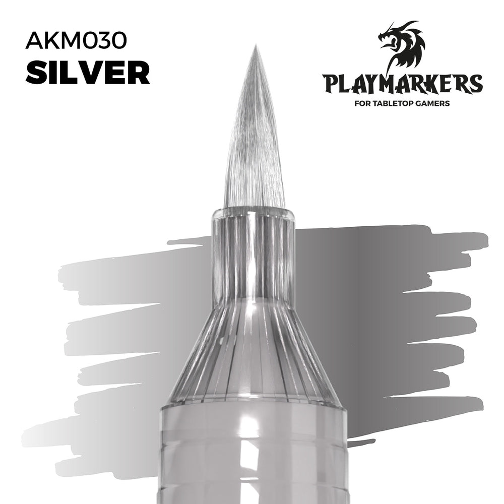 AK Interactive - Playmarkers - Silver - AKM030