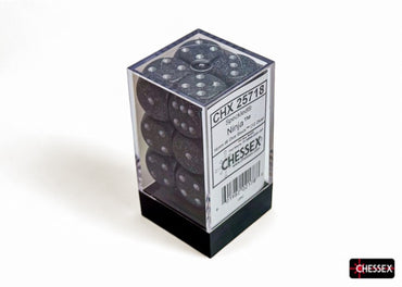Chessex Speckled 16mm D6 Ninja Dice Block (12 dice)