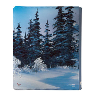 Ultra Pro: UP16521 Bob Ross - Winter Paradise 9-Pocket Zippered Pro-Binder