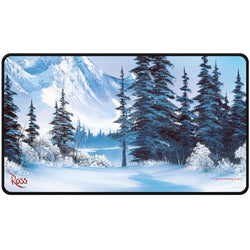 Ultra Pro Bob Ross - Winter Paradise Black Stitched Playmat