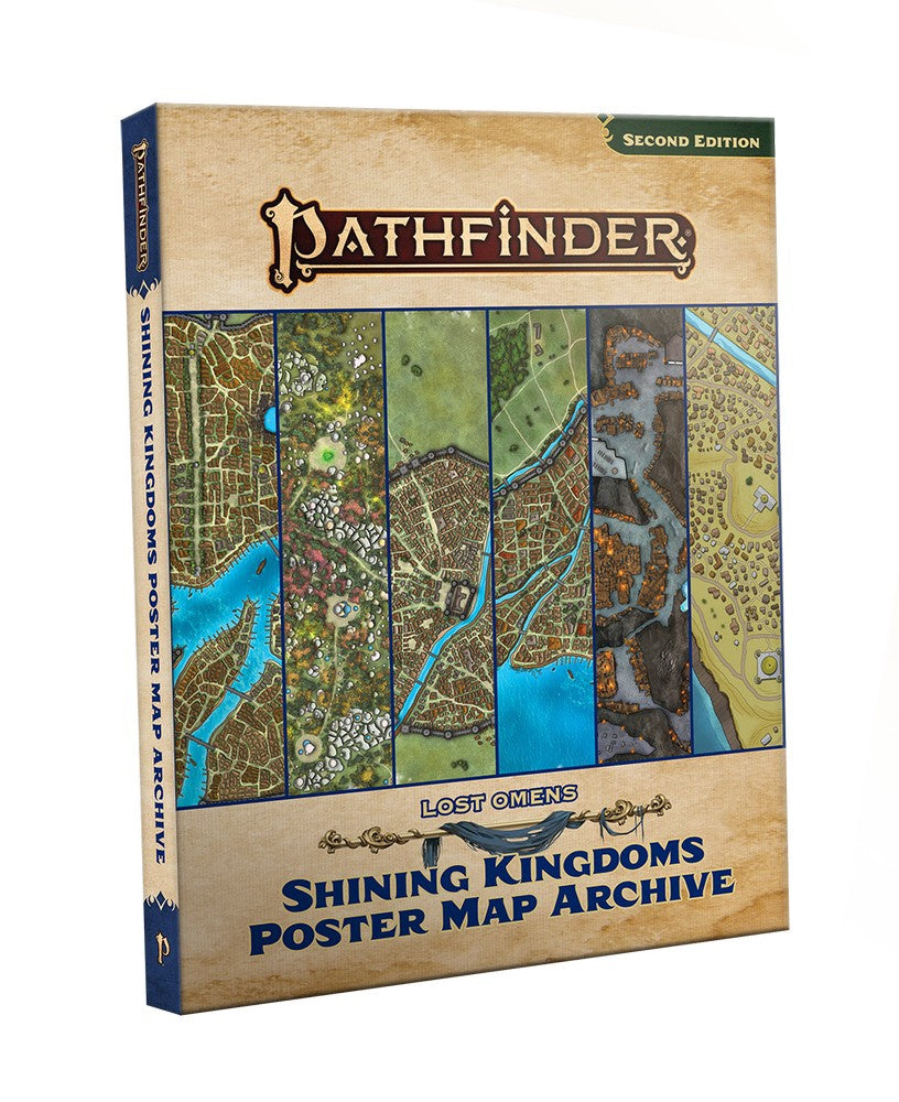 Pathfinder 2nd Edition Lost Omens: Lost Omens Shining Kingdoms Poster Map Archive