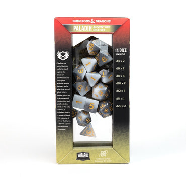 Sirius Dice - D&D Adventure Dice - Paladin - White