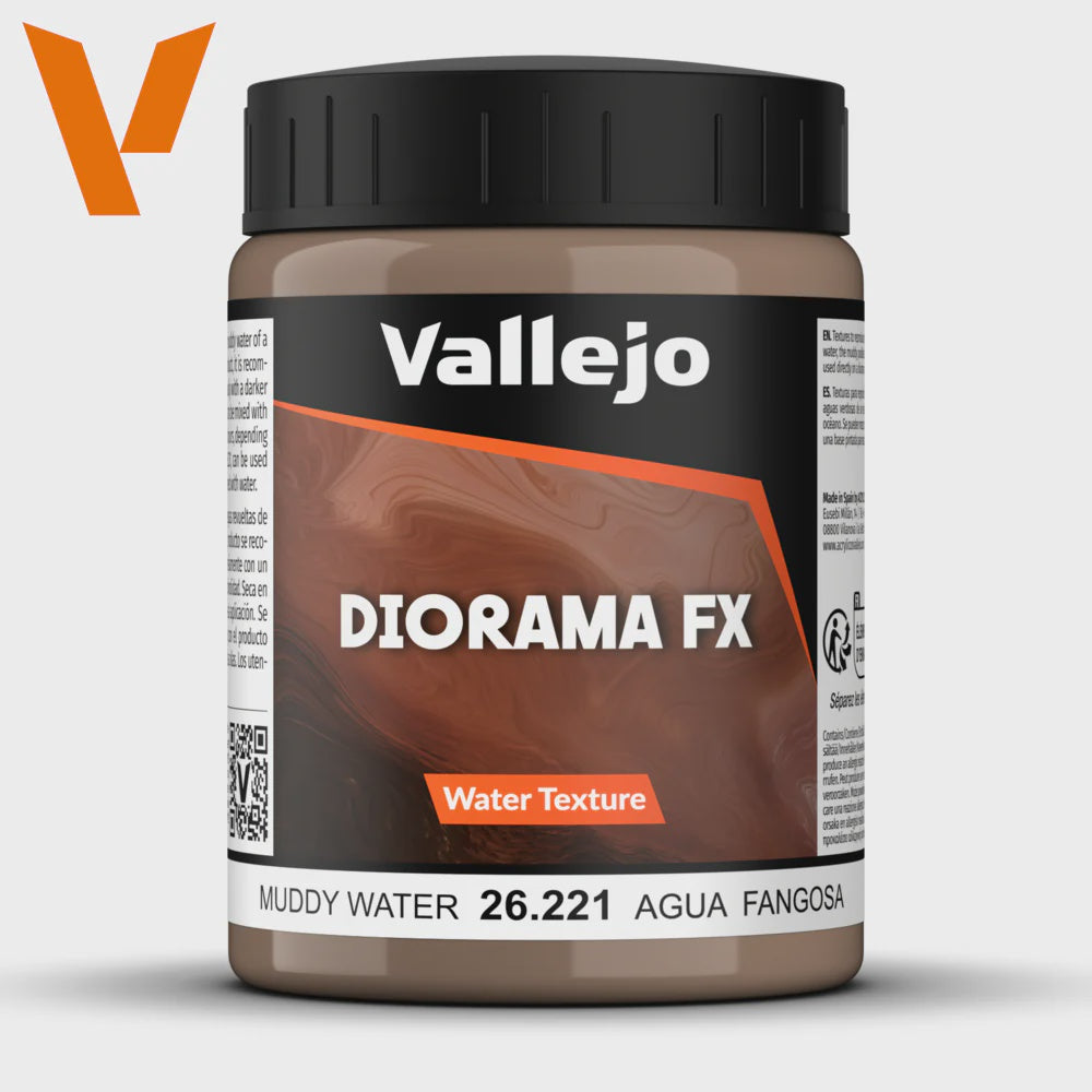 Vallejo Diorama FX Water Textures Muddy Water 200ml