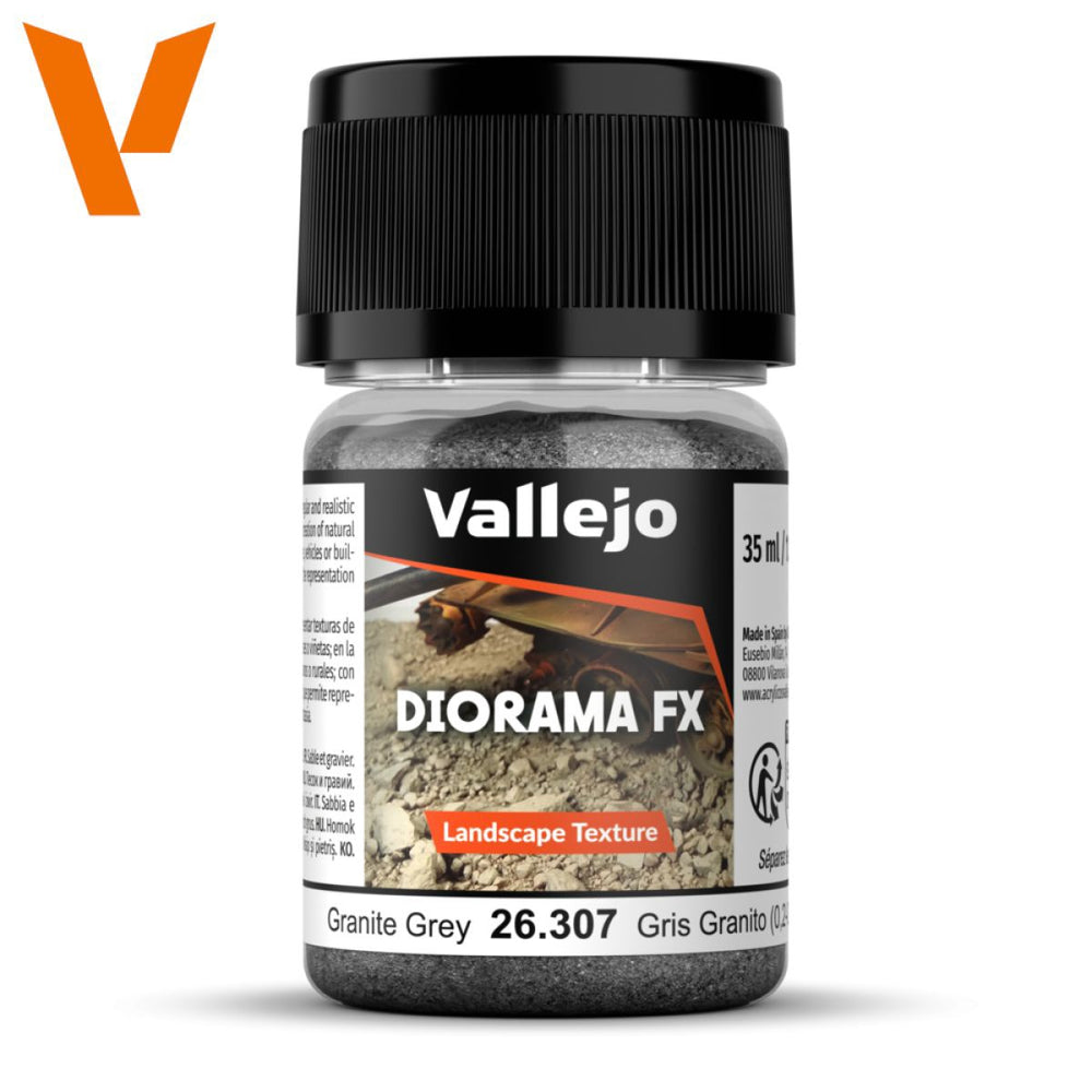 Vallejo - Diorama Effects - Granite Grey 0.2-0.6mm 35 ml