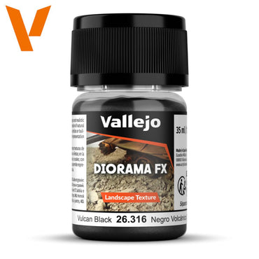 Vallejo - Diorama Effects - Vulcan Black 0.1-0.6mm 35 ml