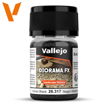 Vallejo - Diorama Effects - Vulcan Black 0.1-2.0mm 35 ml