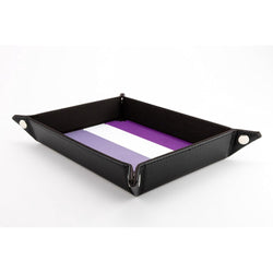 Fanroll: Pride Fold Up Velvet Dice Tray: Asexual