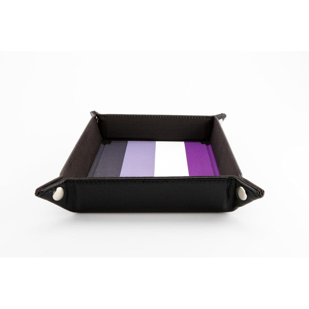 Fanroll: Pride Fold Up Velvet Dice Tray: Asexual