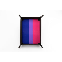 Fanroll: Pride Fold Up Velvet Dice Tray: Bisexual