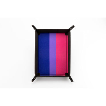 Fanroll: Pride Fold Up Velvet Dice Tray: Bisexual